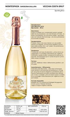 MONTESPADA SPUMANTE EXTRA DRY VECCHIA COSTA 750