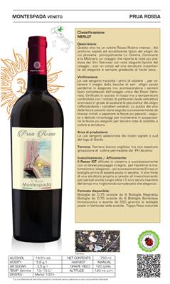 MONTESPADA MERLOT PRUA ROSSA IGT ML.750